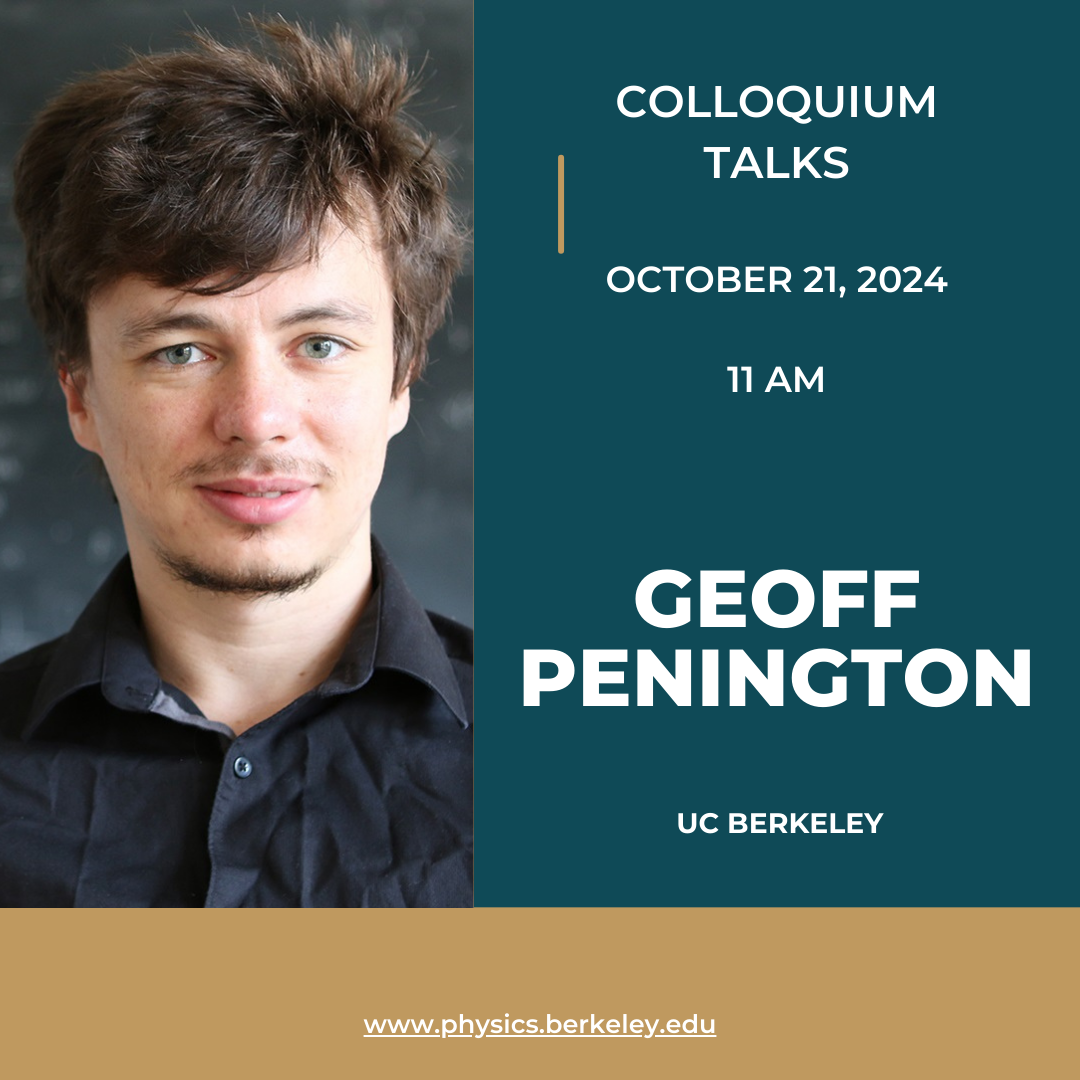 Geoff Penington Black Hole Initiative